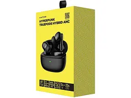 Навушники TWS Hator Hyperpunk Truepods Hybrid ANC Black (HTA431) - мініатюра 5