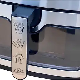 Аерофритюрниця Domotec MS-3222 електрична 12 л Чорний 2800 Вт - мініатюра 2