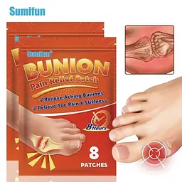 Пластир Sumifun інфрачервоний, оздоровчий, для пальців та кісточок на ногах, упаковка 8 шт - мініатюра 4