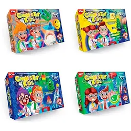 Безпечний освітній набір для проведення дослідів CHEMISTRY KIDS CHK-02-01U,02U,03U,04U