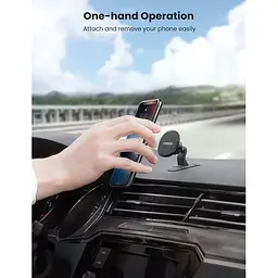 Автотримач UGREEN LP292 Magnetic Phone Holder for Car чорний - мініатюра 6