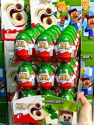 Шоколадні яйця Kinder Joy Minecraft 12 шт * 20 г - мініатюра 3