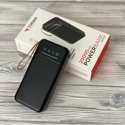 Зовнішній акумулятор Power bank TORIMA TRM-1021 20000 Mah батарея заряджання Чорний - мініатюра 2