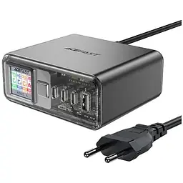 Зарядний пристрій Acefast 4xUSB 218W (3xUSB-C + USB-A) Gan Z4 Fast Charger (6974316282587)