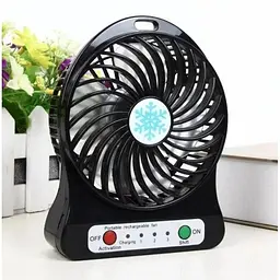 Портативний настільний акумуляторний USB міні-вентилятор Portable Fan маленький, від юсб, на акумуляторі (ST)