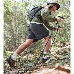 Трекінгова палиця Naturehike (CNK2550DS012) 61-125см - телескопічна - синя - мініатюра 4