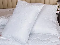 Подушка Ecotton 40х60 см антиалергенна із мікрофібри біла Optic White (04259/57)
