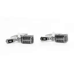 Запонки Ретро Мікрофон Handmade acs0005836 - мініатюра 3