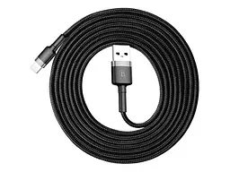 Кабель BASEUS Cafule Cable USB For Lightning 1.5A 2m Gray+Black (CALKLF-CG1)
