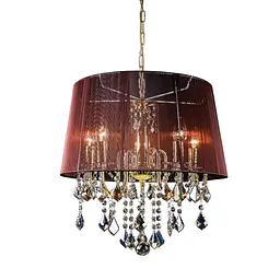 Люстра абажурна Levistella 7205005GD-5GD BROWN