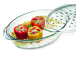 Гусятниця Simaх c кришкою для приготування без масла, 3 л (7406/7416 / P) - мініатюра 4