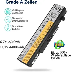 Акумулятор для ноутбука Lenovo 11.1V 4400mAh - мініатюра 8