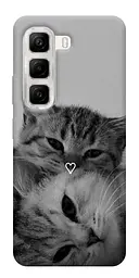 Чохол Demsky Grey cats для Infinix Hot 50 4G