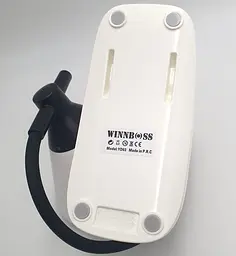 LED-лампа 4 W сенсорна світлодіодна гнучка 28 см настільна на прищіпці акумуляторна WinBoss YD03 біла - мініатюра 5