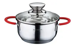 Каструля зі скляною кришкою Rainstahl RS-CS-2106-22 22 см 4.5 л