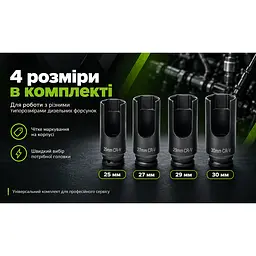 Набір головок для форсунок Alloid 4 од (NGF-3066) - мініатюра 4
