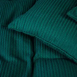 Знімний захисний чохол MirSon Pique Arrowline Emerald бавовна 70х70 см (2200013811824)