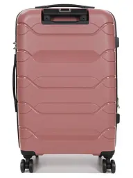 Валіза середня M поліпропілен Worldline Airtex 282 74л 64×41×26см Рожеве золото - мініатюра 4
