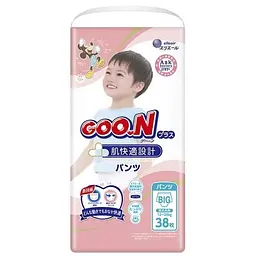 Подгузники-трусики Goo.N Plus 5 (12-20 кг) 38 шт.