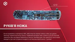 Ніж cкладний Ganzo G626-GS сiрий самурай - мініатюра 6