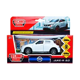 Автомодель Технопарк Nissan Juke-R 2.0, 1:32, білий (JUKE-WTS) - мініатюра 7