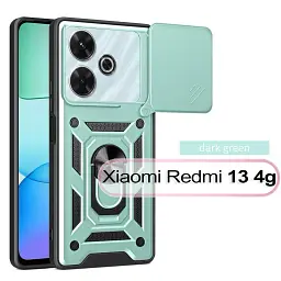 Чохол до мобільного телефона BeCover Military Xiaomi Redmi 13 Dark Green (711553) - мініатюра 6