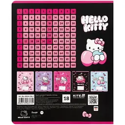 Зошит Kite Hello Kitty, 18 аркушів, клітинка (HK26-236-1) - мініатюра 4