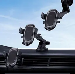 Автотримач Baseus UltraControl Pro Black (C40351600113-00) [127625] - мініатюра 8