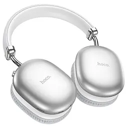 Навушники бездротові Hoco W35 Max Joy накладні сріблястий - мініатюра 4