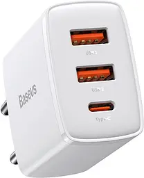 Зарядний пристрій Baseus Compact Quick Charger 2U+C 30W EU white (CCXJ-E02) - мініатюра 2