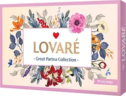 Чай Подарунковий Lovare Great Pertea Collection 90 пакетиків 155 г