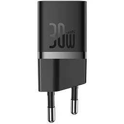 МЗП Baseus GaN5 Fast Charger (mini) 30W (1USB-C) + кабель Type-C to Type-C (P10110902) Cluster Black - мініатюра 2