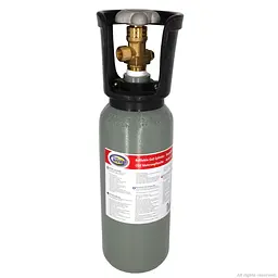 Балон CO2 з плоским дном Aqua Nova , метал, 2 л (NCO2-2L-GRAY) - мініатюра 1
