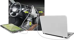 Автозарядка Defender 2xUSB 27W (USB-C + USB-A) UCG-01 5V/5.4A (83569) - мініатюра 2