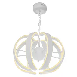 Люстра підвісна Brille для спальні LED 192W NW WH (BL-539S/8) - мініатюра 2