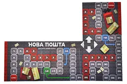 Конструктор блоковий QB300-207 "Block&Steps: НОВА ПОШТА. Вантажівка Мрії" + ходилка та гра 3в1, 129дет. qbee - мініатюра 4