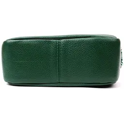 Сумка на одне відділення для стильних жінок із натуральної шкіри Vintage 22603 зелена - мініатюра 9