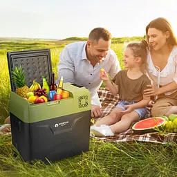 Холодильник туристичний компресорний Mountain Goat XTREME 47.3 л електричний, переносний Black/Olive (P-5905973404891) - мініатюра 2