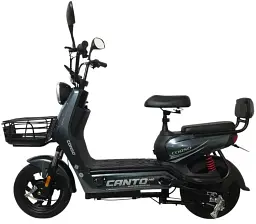 Електроскутер Двомісний Corso Conto (500W; 48V/20Ah) Сірий - мініатюра 2