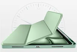 Чохол-книжка CDK для Apple iPad Pro 12.9" 4gen 2020 екокожа/силікон Smart Case cлот стилус(017899) light green - мініатюра 3