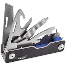 Брелок-мультіїнструмент Munkees 2582 Pocket Knife Lock Чорний