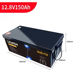 Акумулятор Gear LiFePO4 12.8V 150AH (BMS-100A/100A) - мініатюра 2
