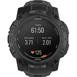 Смарт-годинник Garmin Instinct 3 50mm AMOLED Tactical Edition Black with Black Band (010-03020-50) - мініатюра 7