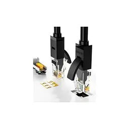 Патч-корд 1.5м, U/UTP Cat 6 CCA Lan Cable NW102 Black Ugreen (60545) - миниатюра 3