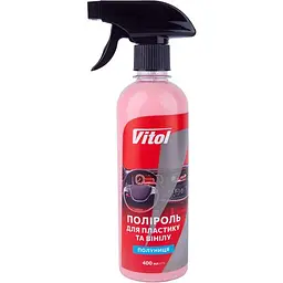 Поліроль для пластику та вінілу Vitol Полуниця 400 мл (VTP-4005)