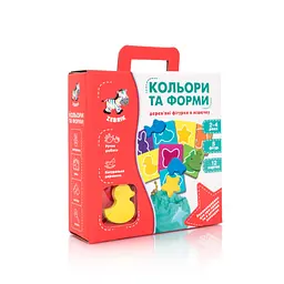 Розвиваюча гра-сортер Кольори та форми ZB2001-01 з дерева