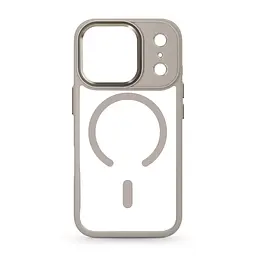 Чехол Apple iPhone 17 Pro, Unit MagSafe, серый, прозрачный, магсейф, ударопрочный, магнитный, панель-накладка с поддержкой MagSafe, с поддержкой беспроводной зарядки, TPU+PC, защита всего корпуса, ударопрочный, ArmorStandart (ARM87912)
