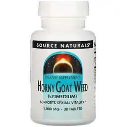 Натуральна добавка Source Naturals Епімедіум 1000 мг 30 таблеток