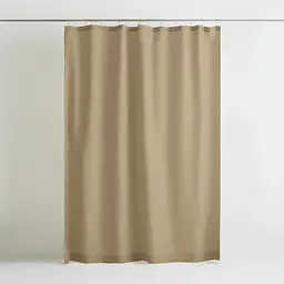 Шторка для душу та ванної Cosas з кільцями 180х180 sand, бежевий (ShowerCurtains_11Sand_DUK_180x180_Hook) - мініатюра 2