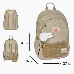 Рюкзак шкільний ортопедичний Yes Miffy Softness TS-113M - мініатюра 3